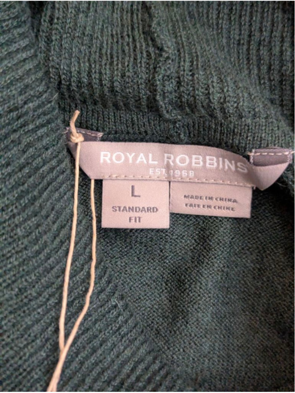 Royal Robbins Seawool Sweater Large Merino Wool Blend - Picture 5 of 12